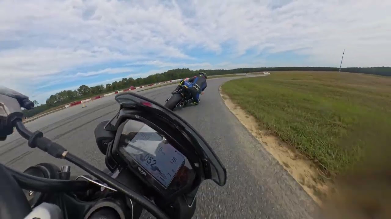 NCBike Sub 1:32's on a 2022 Street Triple RS