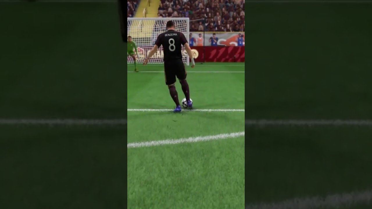 FIFA 23 KARIM BENZEMA 🔥🥅⚽ #shorts #youtubeshorts #fifa23 #gaming #goal #football #shortsfeed #ps4