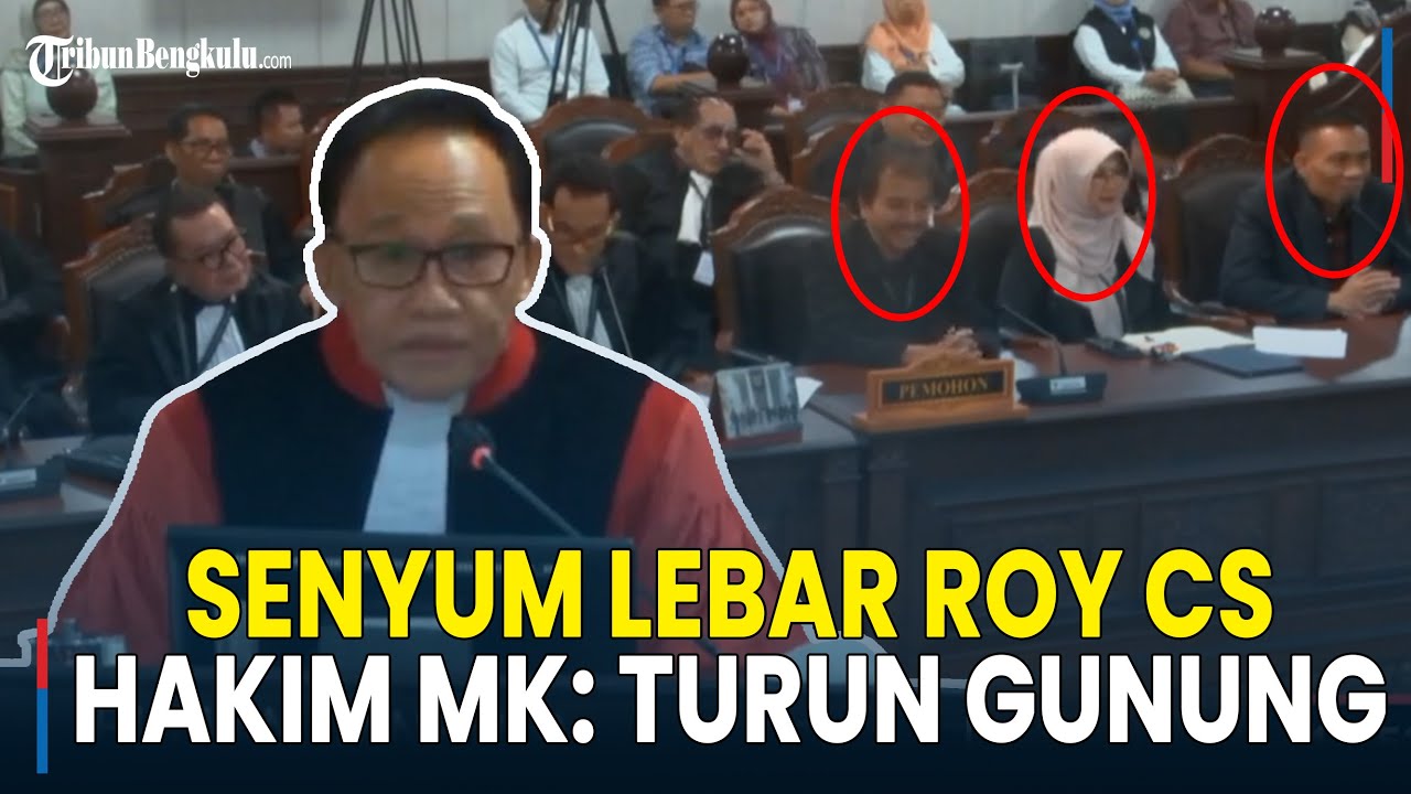Senyum Lebar Roy Suryo Hingga Dokter Tifa, Hakim MK: Luar Biasa, Turun Gunung Refly Harun Nih
