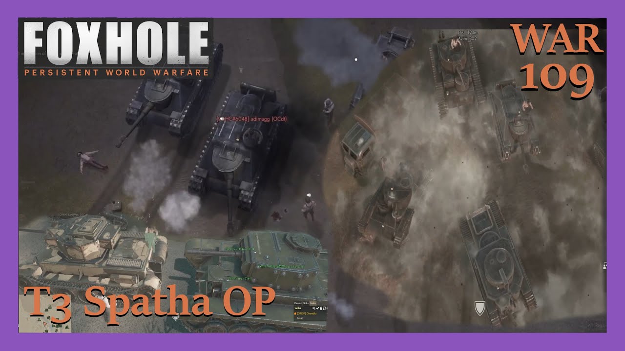 Foxhole Largest Tank OP