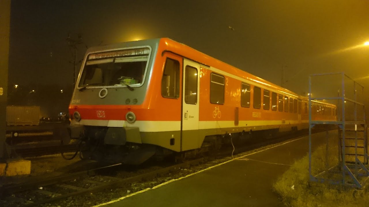Führerstandsmitfahrt Braunschweig Hildesheim VT628 November 2015