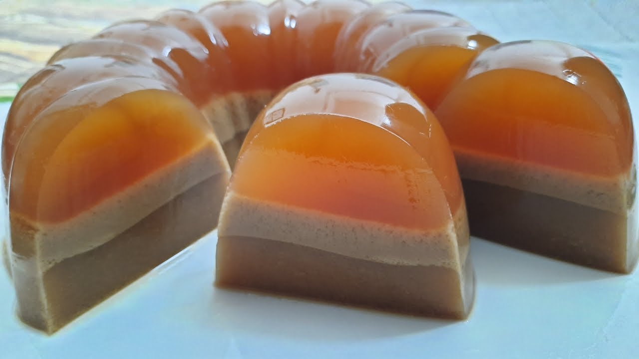 CARA BUAT PUDING GULA MERAH DENGAN MENGGUNAKAN SANTAN INSTAN