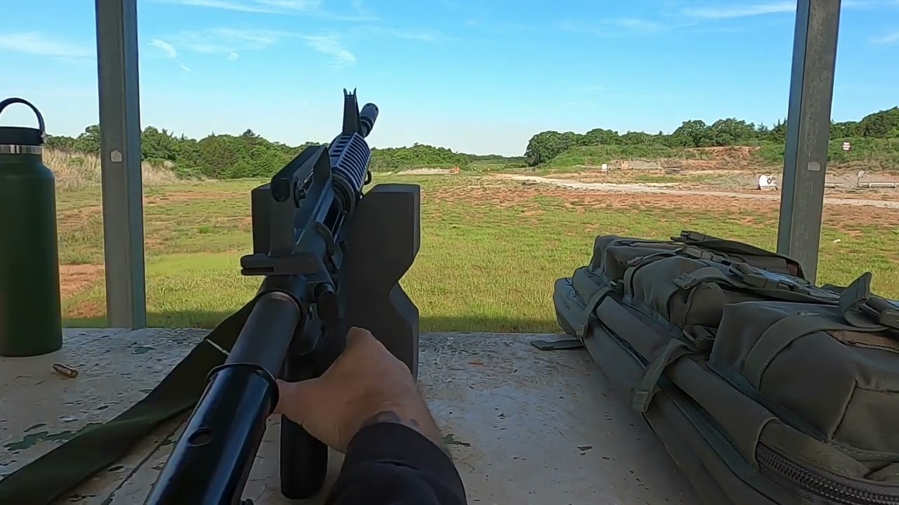 H&R XM177E2 CAR 15 Sprinco blue and Aero Precision H2 carbine buffer test