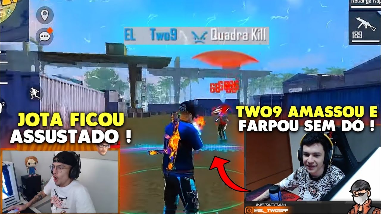 TWO9 DEU SHOW NESSE 4v4 APOSTADO CONTRA A LOS GRANDES E FARPOU DEMAIS - JOTA NÃO ACREDITOU !!