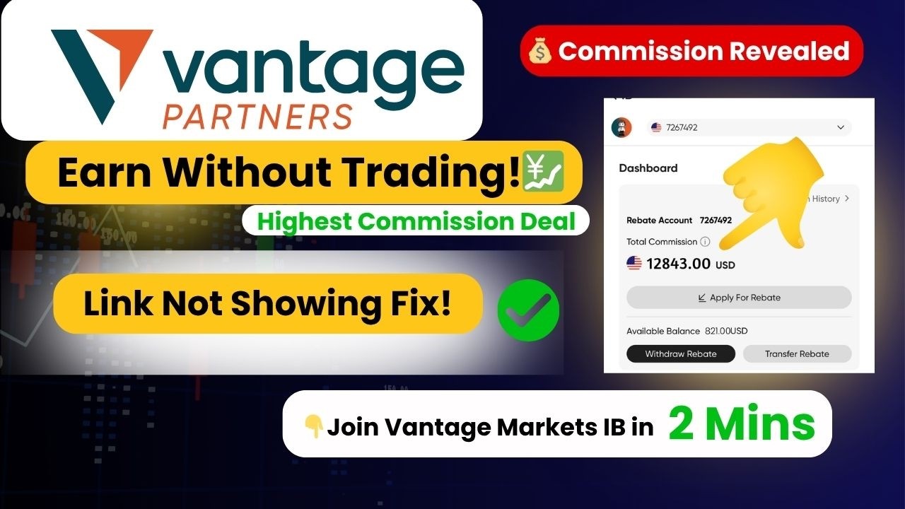 How to Become an Introducing Broker with Vantage Markets? | 🔥 Vantage Refer and Earn