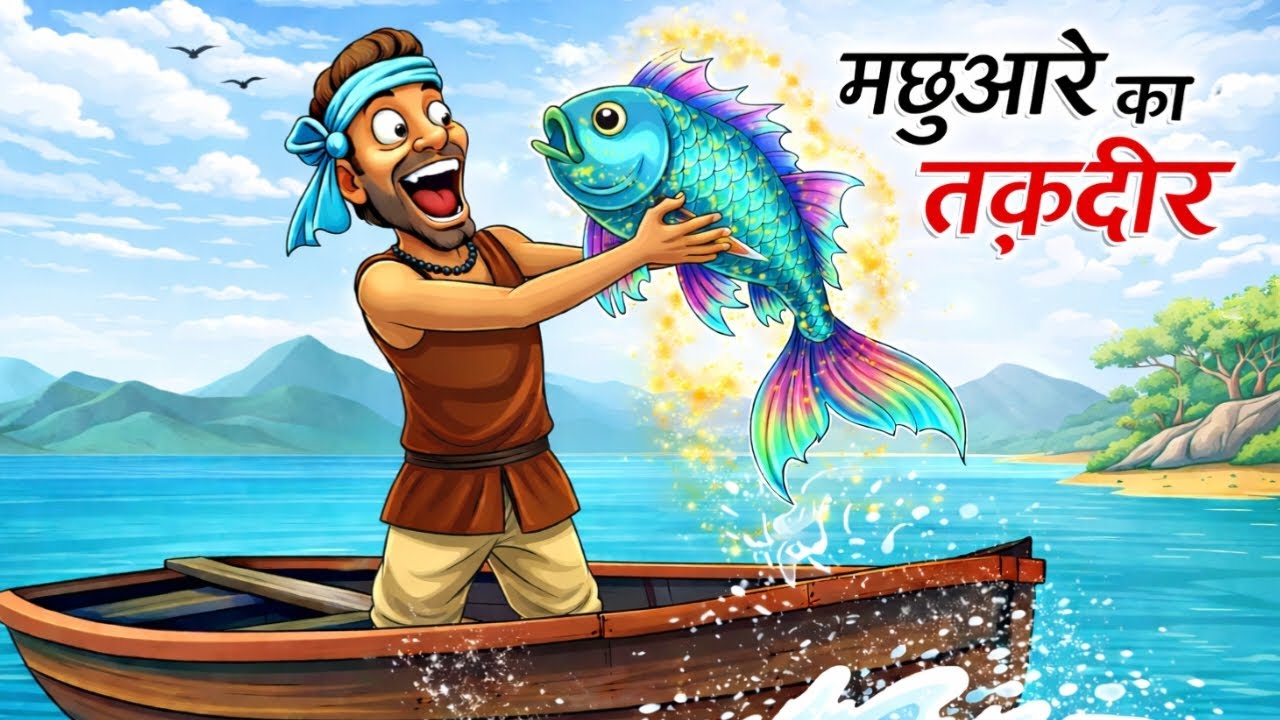 मछुआरे का तकदीर || GAREEB KA TAQDEER || Hindi Kahaniya || Moral Story || Cartoon Story