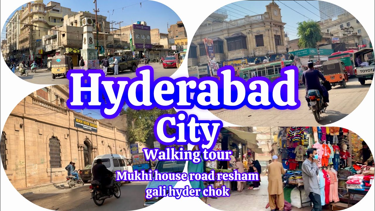 Hyderabad city visit | walking tour | street view | exploring Hyderabad sindh Pakistan