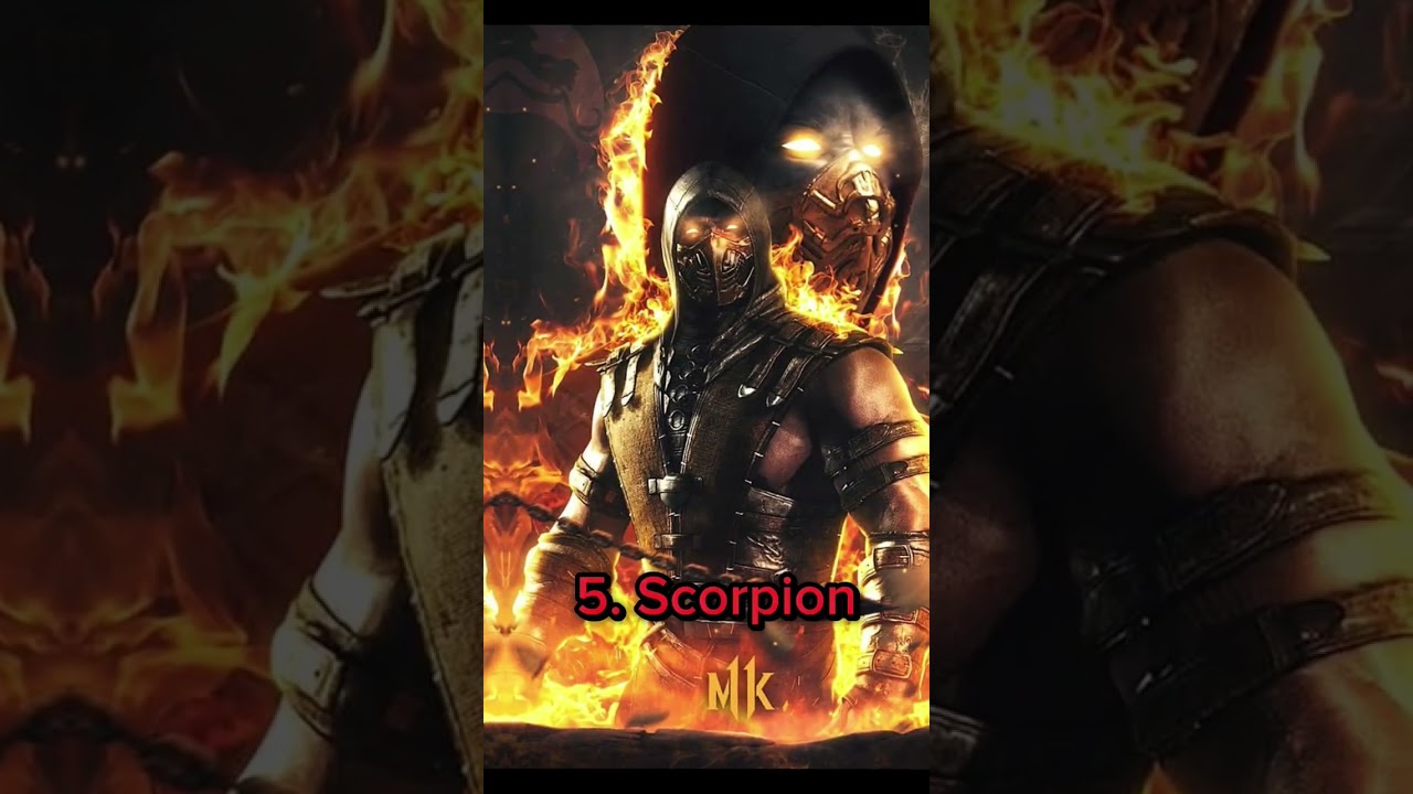 #top 10strongest characters in mortal Kombat game #shorts #shortvideo
