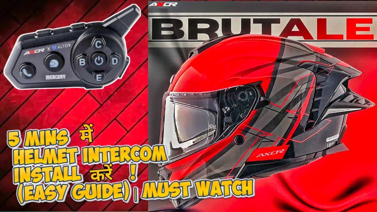 5 Mins में Helmet Intercom Install करें ( EASY GUIDE ) ! MUST WATCH 💥