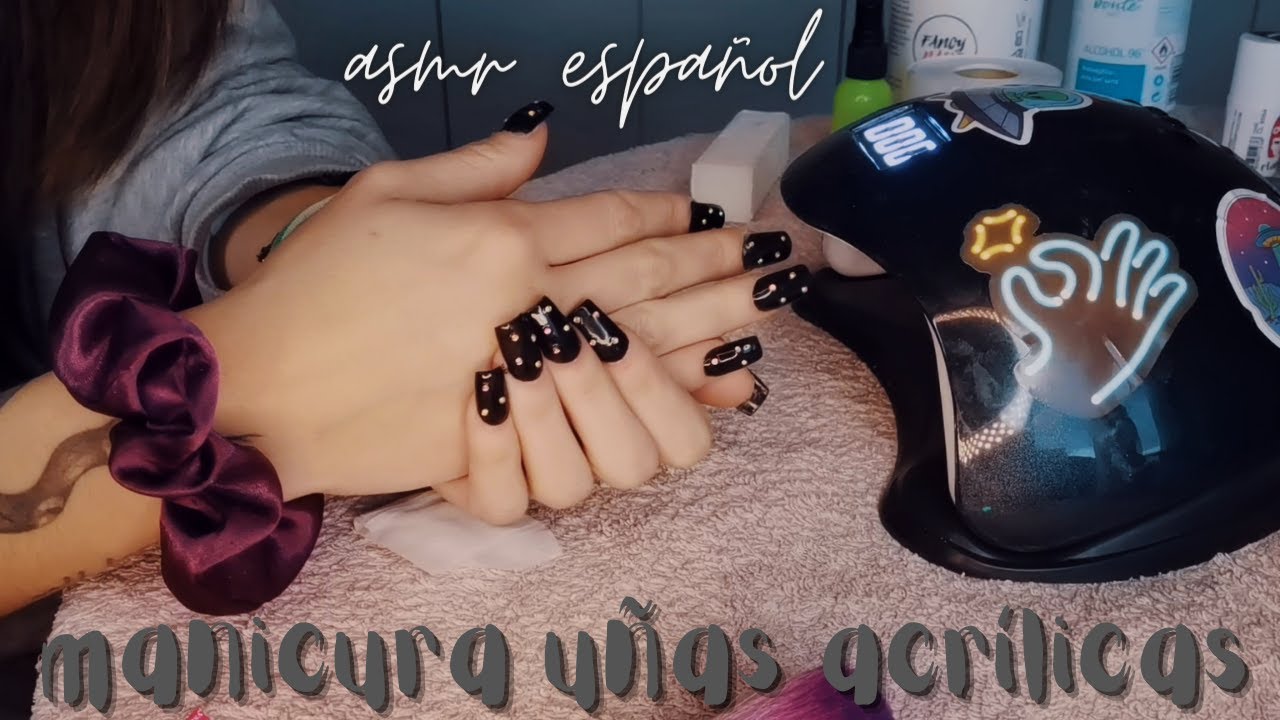 ASMR | Manicura uñas acrílicas