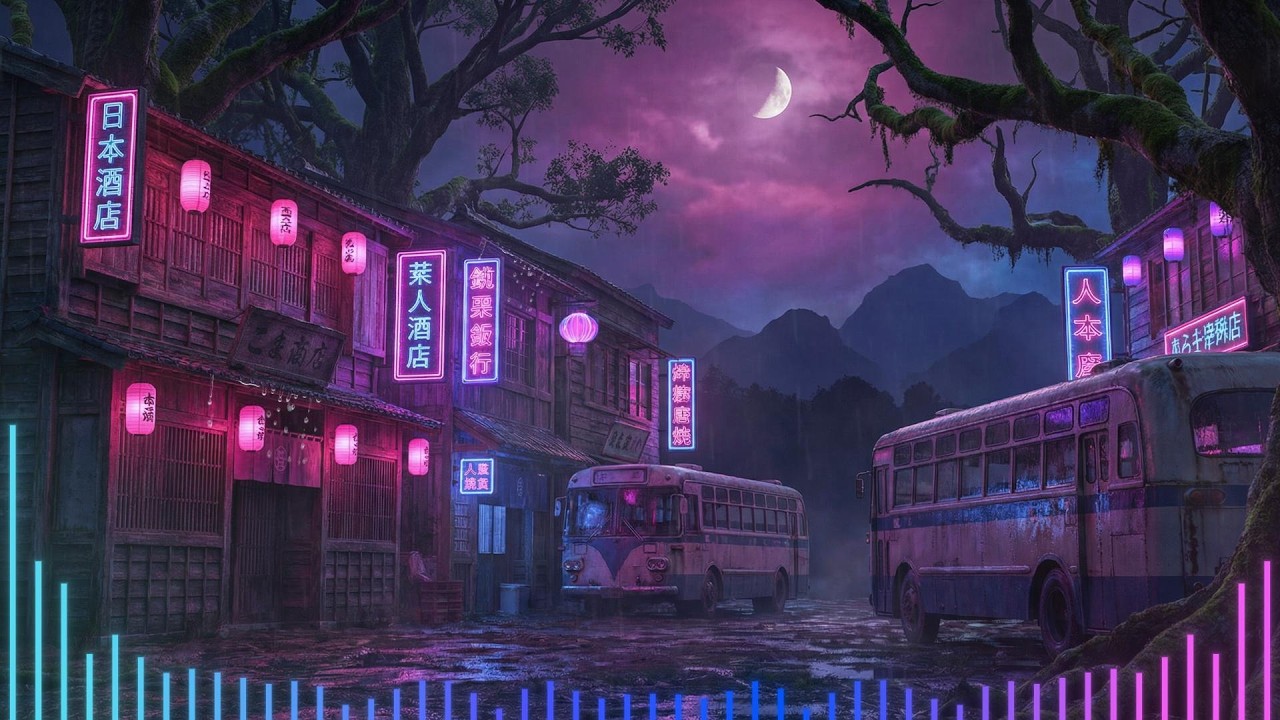 Japan Rain Ambience 8 Hours ☔ Deep Sleep Lofi Music + Rain Sounds for Insomnia & Stress Relief 🌧️