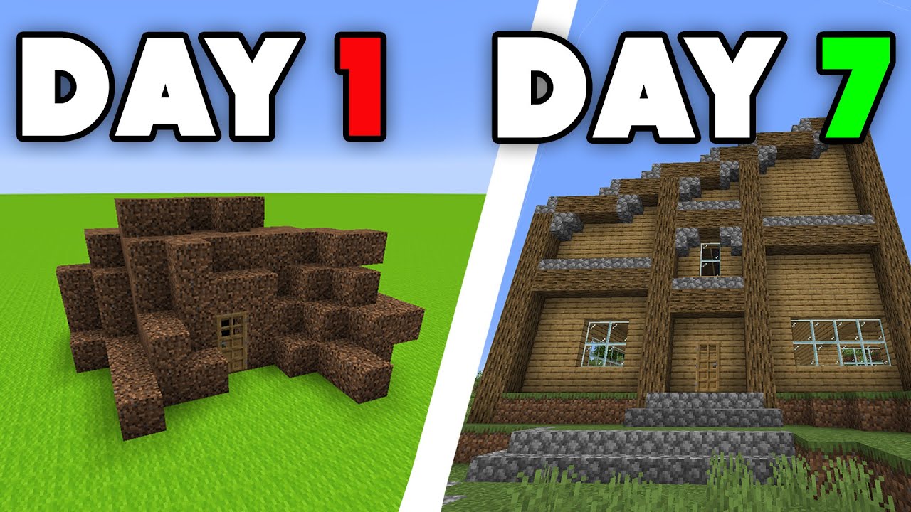 I Spent a WEEK in Minecraft (TWIM)