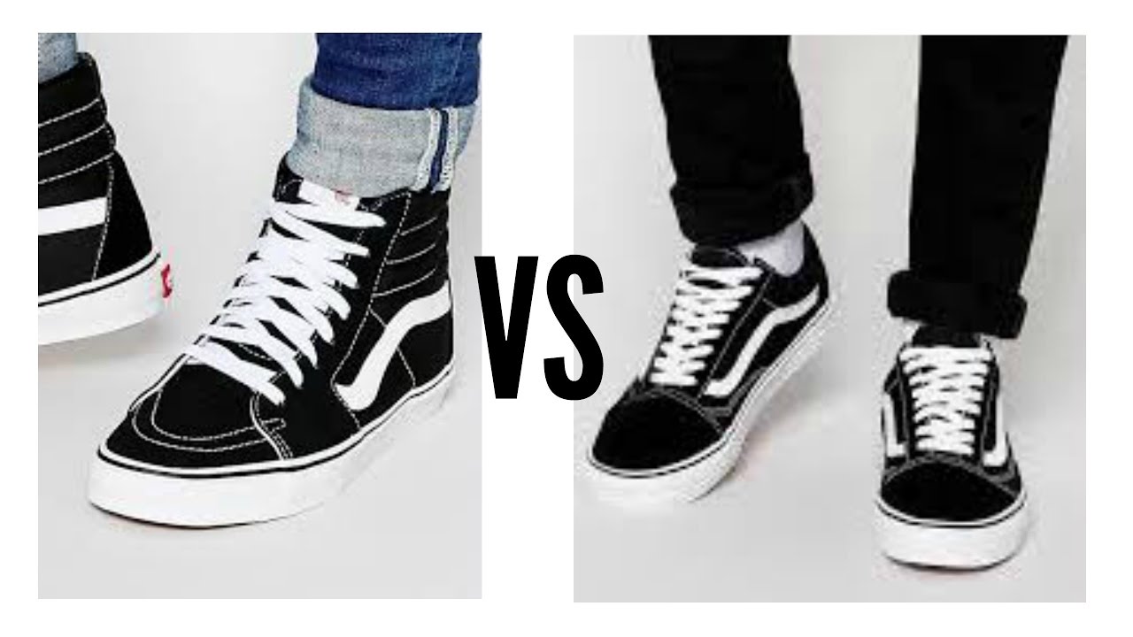Vans Sk8 High VS Old Skool [MENS FASHION BATTLES]