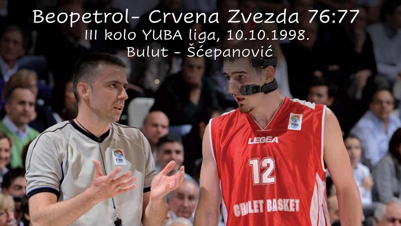 Beopetrol - Crvena Zvezda 76:77, III kolo YUBA liga 10.10.1998.