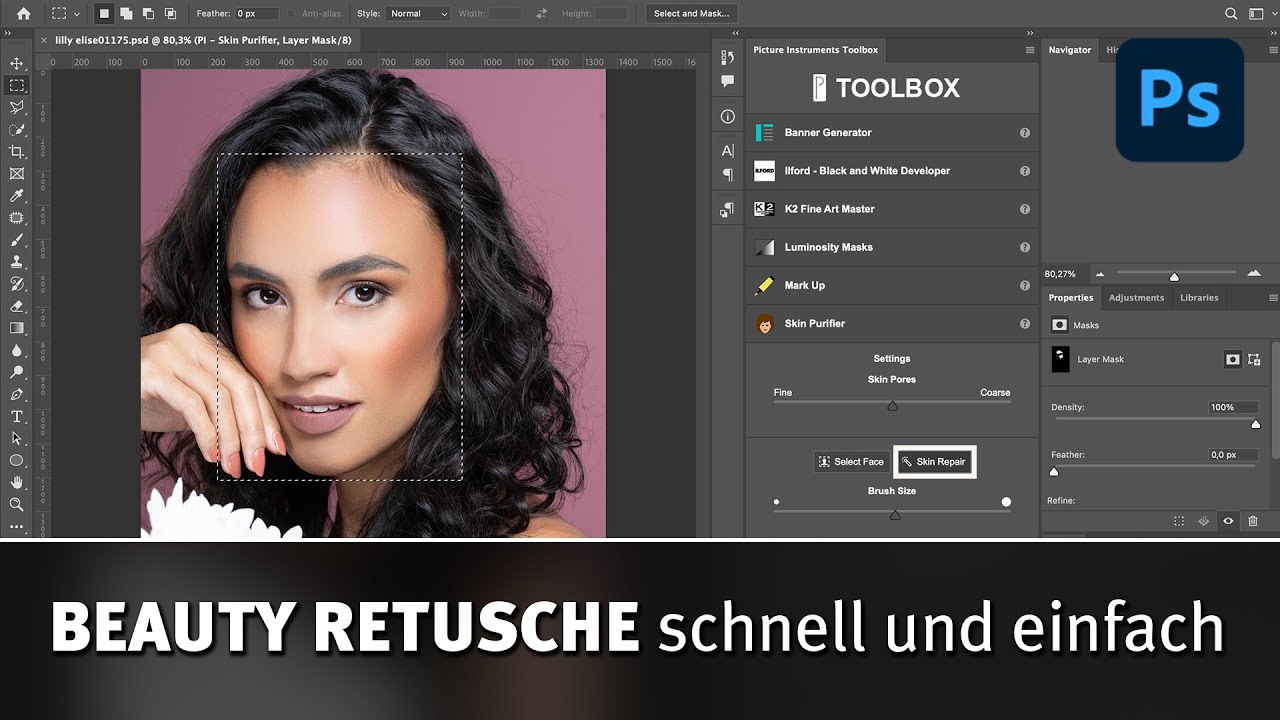 Schnell und einfach: Professionelle Beauty Retusche in Photoshop