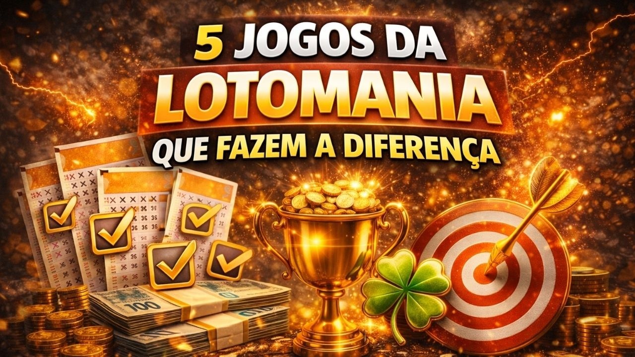 🍀Como Buscar 20 Pontos na Lotomania com apenas 5 jogos - Estrat&eacute;gia Inteligente