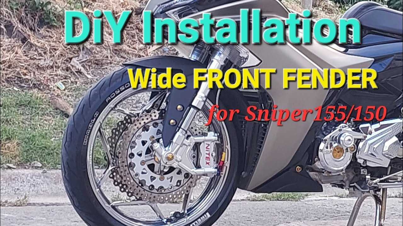 Front Fender Wide for Sniper155 DiY