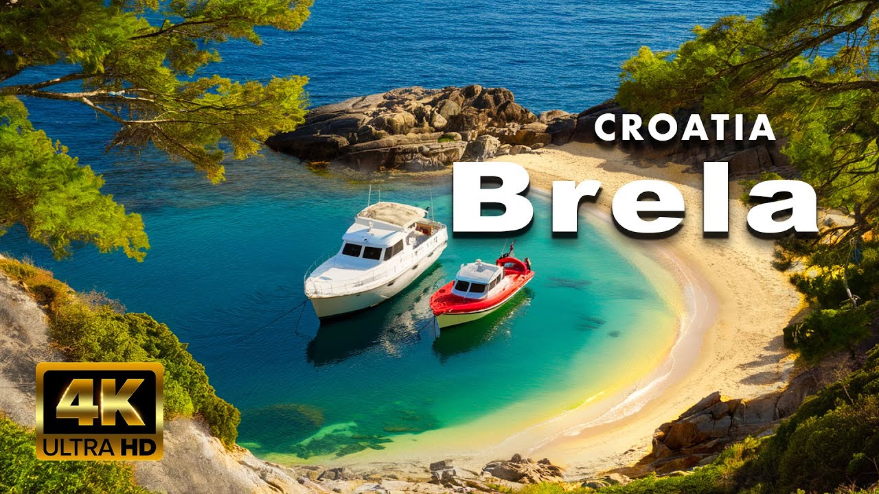 🟡 Brela 🇭🇷 Croatia 🇭🇷 Most Beautiful Beach in Europe? 🇭🇷 Punta Rata 4K 60fps HDR