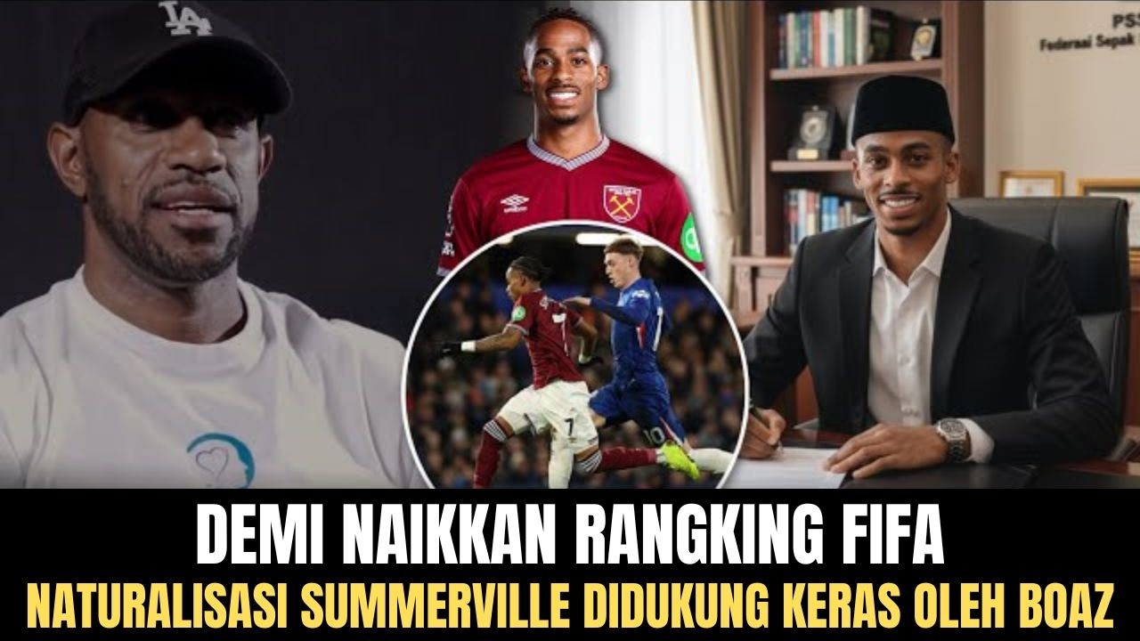 DEMI RANGKING FIFA! Boaz Solossa Dukung Pssi Naturalisasi Crysencio Summerville•Resmi jadi WNI?