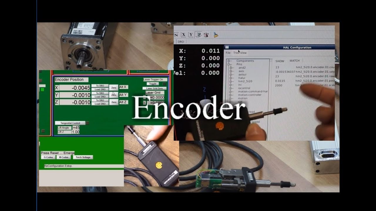 Encoder an LinuxCNC und Mach3 bzw. Hobby CNC Steuerungen