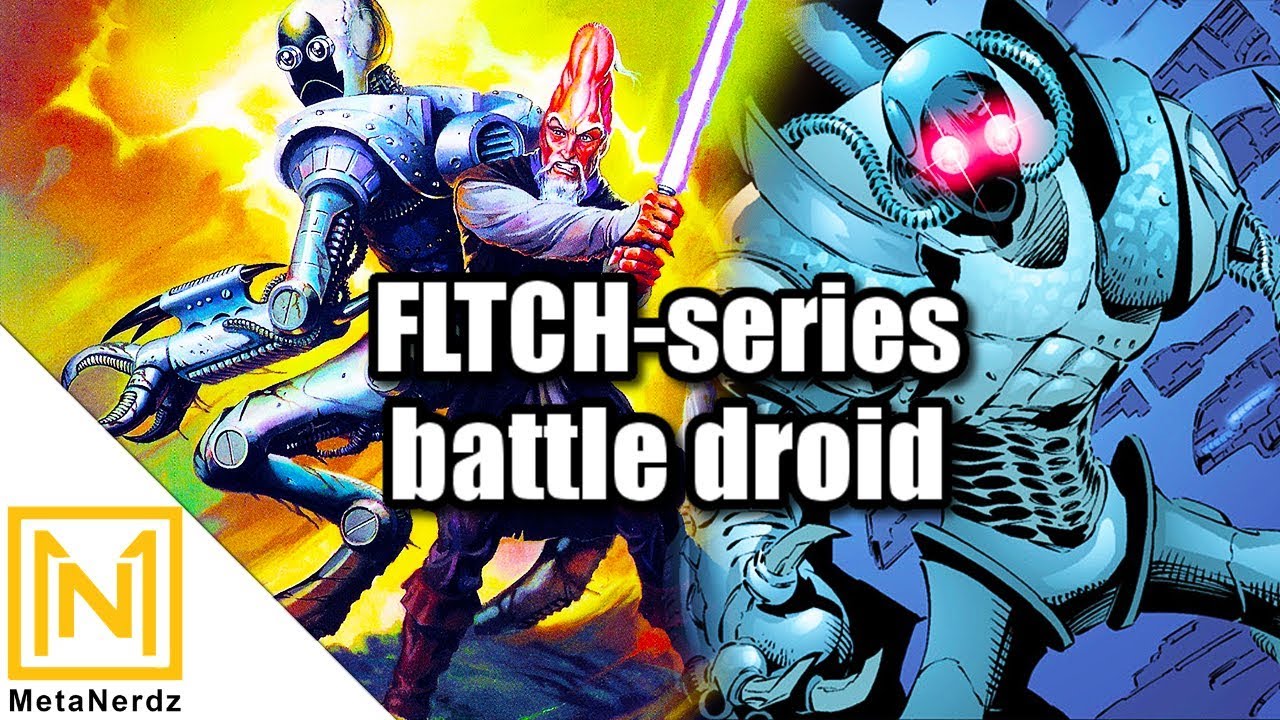 PRE-CLONE WARS Battle Droid - Bodyguard of Ki-Adi-Mundi - Future Jedi Iron Knight - Star Wars Droids