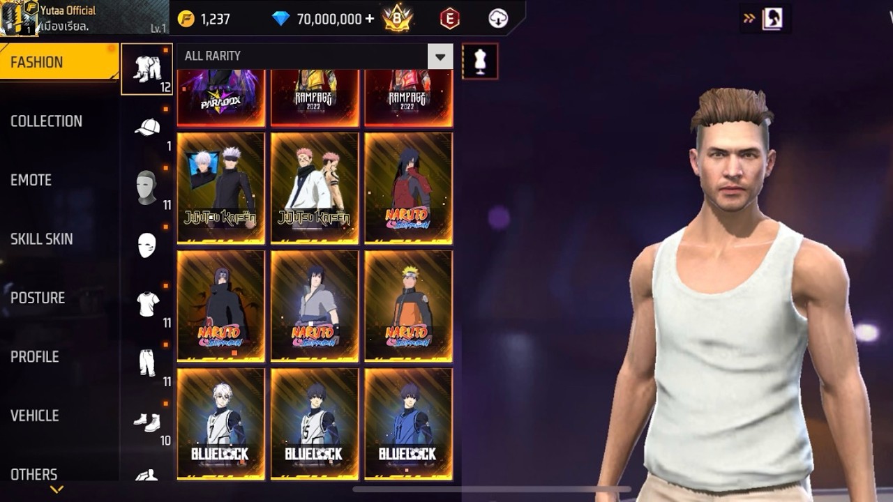 NOOB 👉 TO 👉 PRO🤑 SPEND 70,000,000💎 IN NEW ACCOUNT LEVEL 1 FREE FIRE⚡️