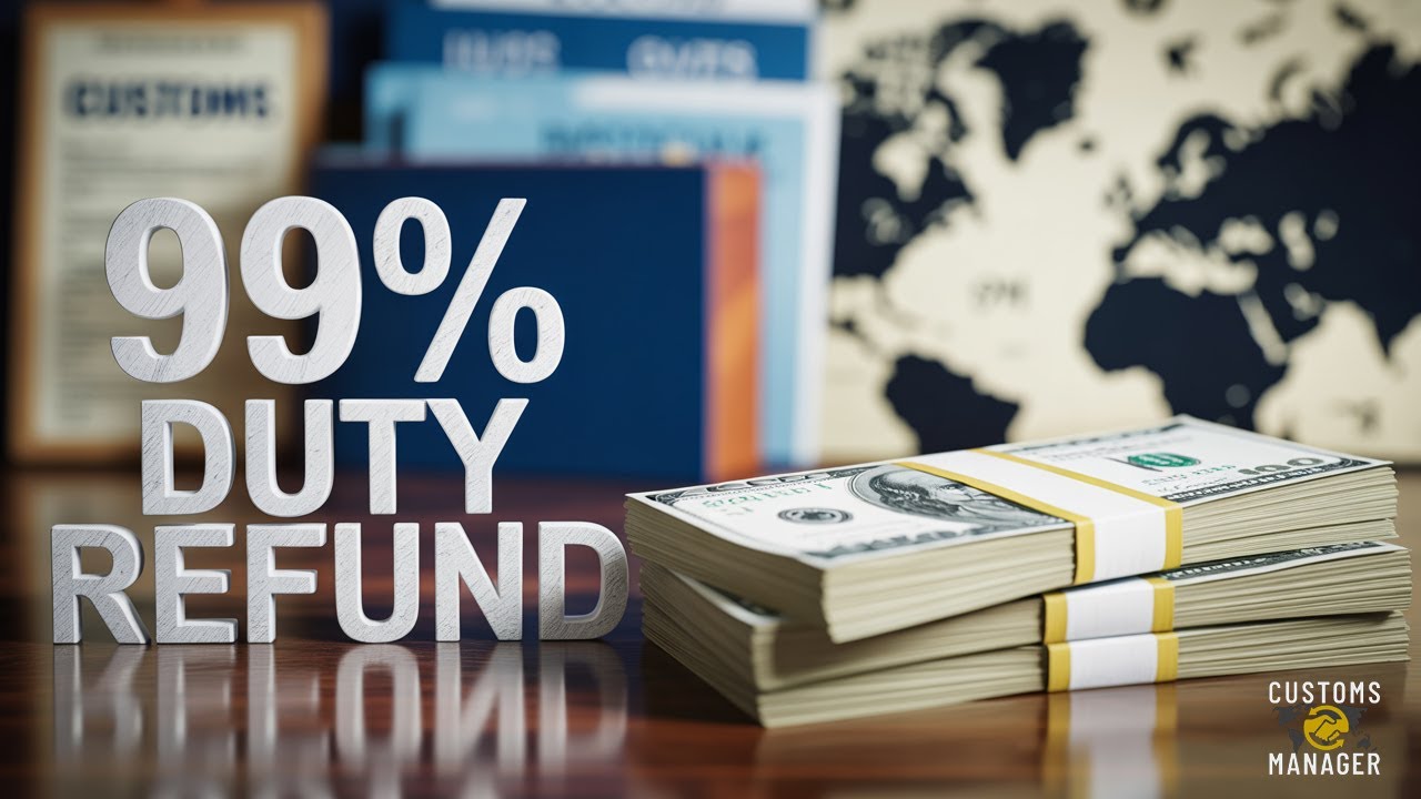Duty Drawback Explained | How to Claim a 99% Refund on Customs Duties