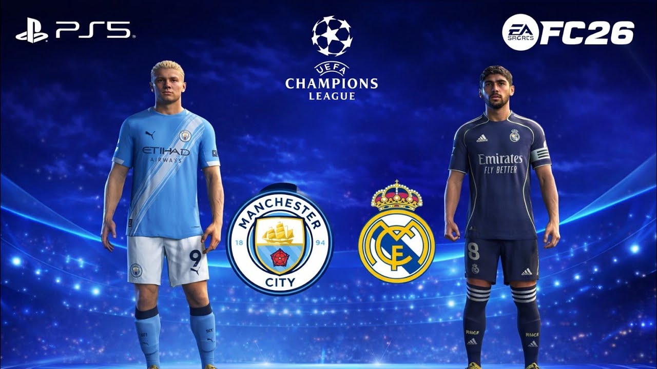 FC 26 - Real Madrid Vs Man City UEFA CHAMPIONS LEAGUE 25/26 FULL MATCH | PS5 PRO [4K60]