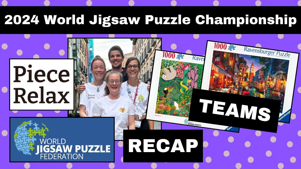 TEAMS Speed Puzzling Competition - 2024 World Jigsaw Puzzle Championship #puzzle #jigsawpuzzle