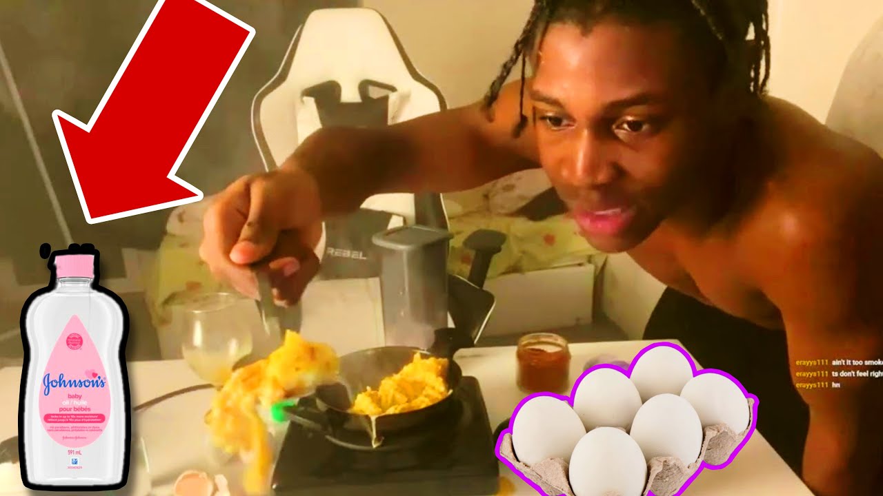 Frying Eggs with BABY OIL! (DO NOT TRY THIS)
