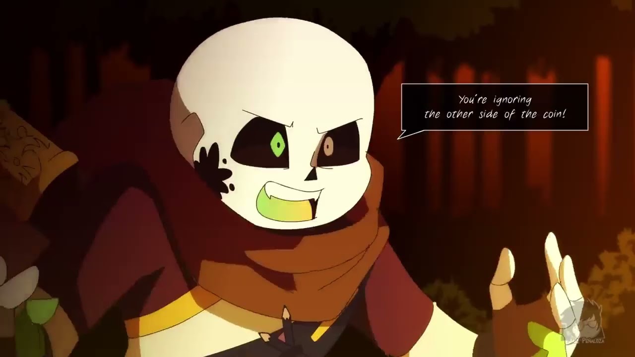 I dubbed scenes from Underverse 0.7 Part 2 (This is just the other vid but a little better)