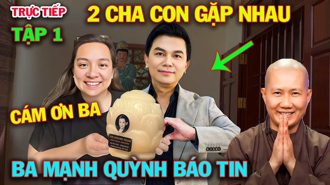 Chúc Mừng 2 Cha Con Mạnh Quỳnh & Wendy Phạm Thành Công Khi Làm Việc Này, Sư Cô Chùa Pháp Lạc Mừng Rỡ
