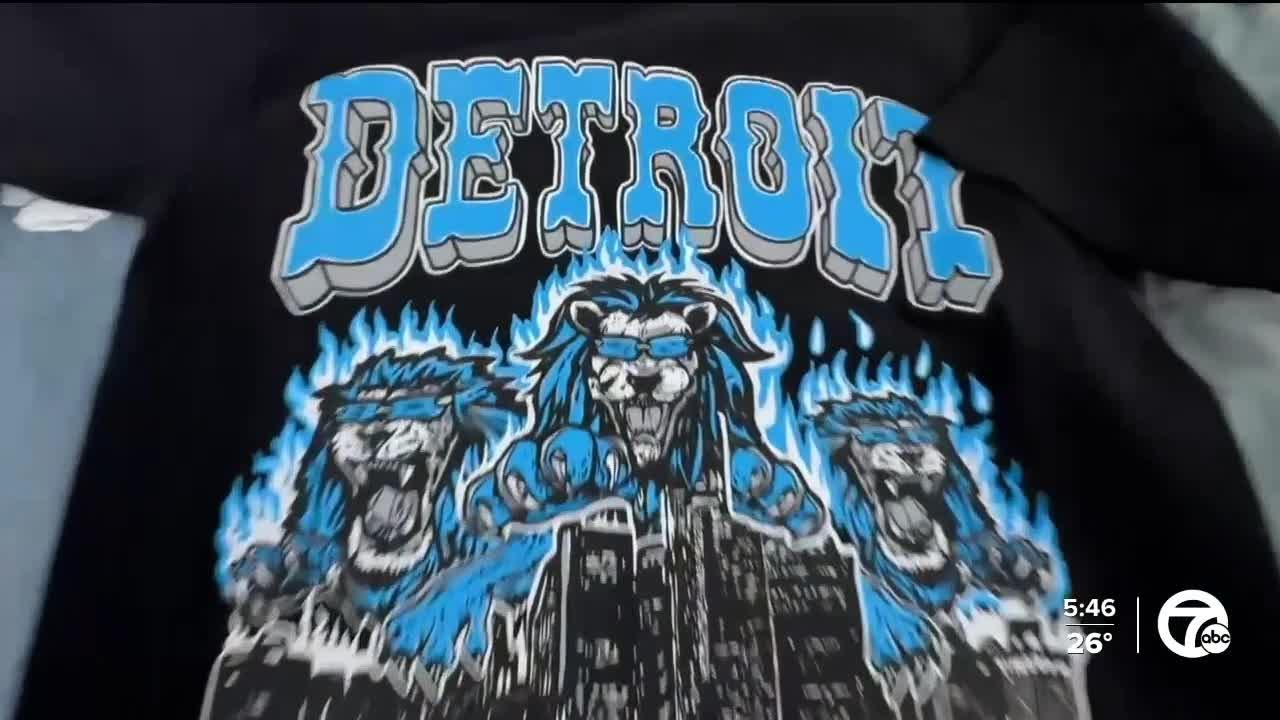 CultureDet's flaming Detroit Lions shirts catching eyes of fans and players