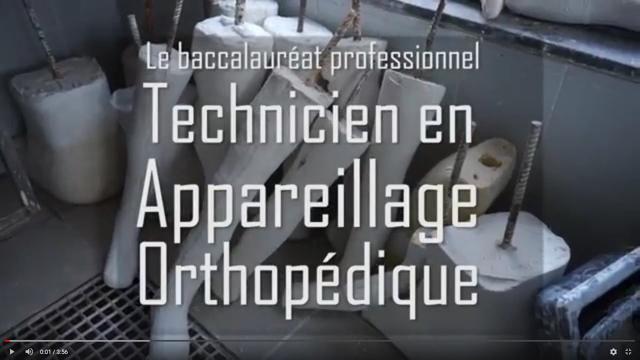 BAC PRO Technicien d'appareillage orthopédique