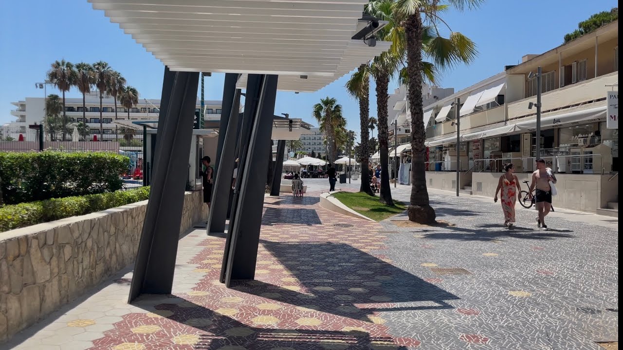 Cala Millor 💚 XXL 😎Mallorca 🇪🇸 Strand & Meer 🏖️ Fußgängerzone & Straßen 💚 Hotels & Restaurants