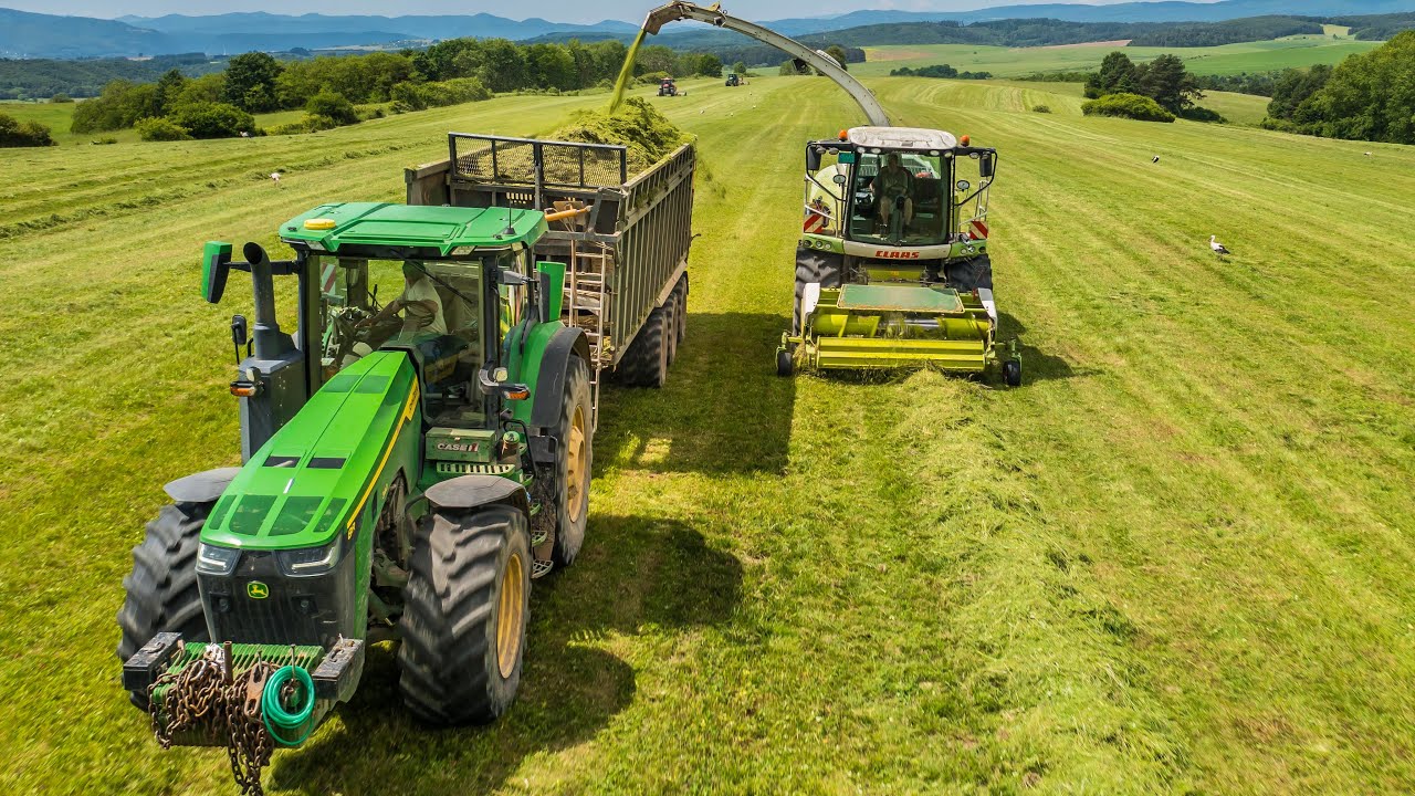Senáž 2024 | Claas Jaguar 980 | John Deere 8R 340 | Tatra 815