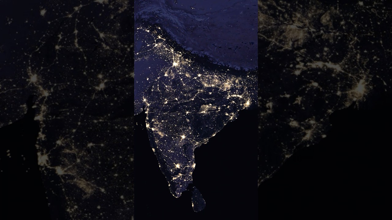 INDIA at night