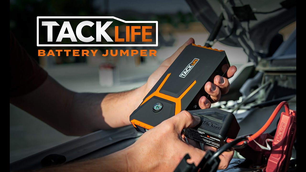 Jump Start a Dead Battery with Tack Life Battery Jumper
