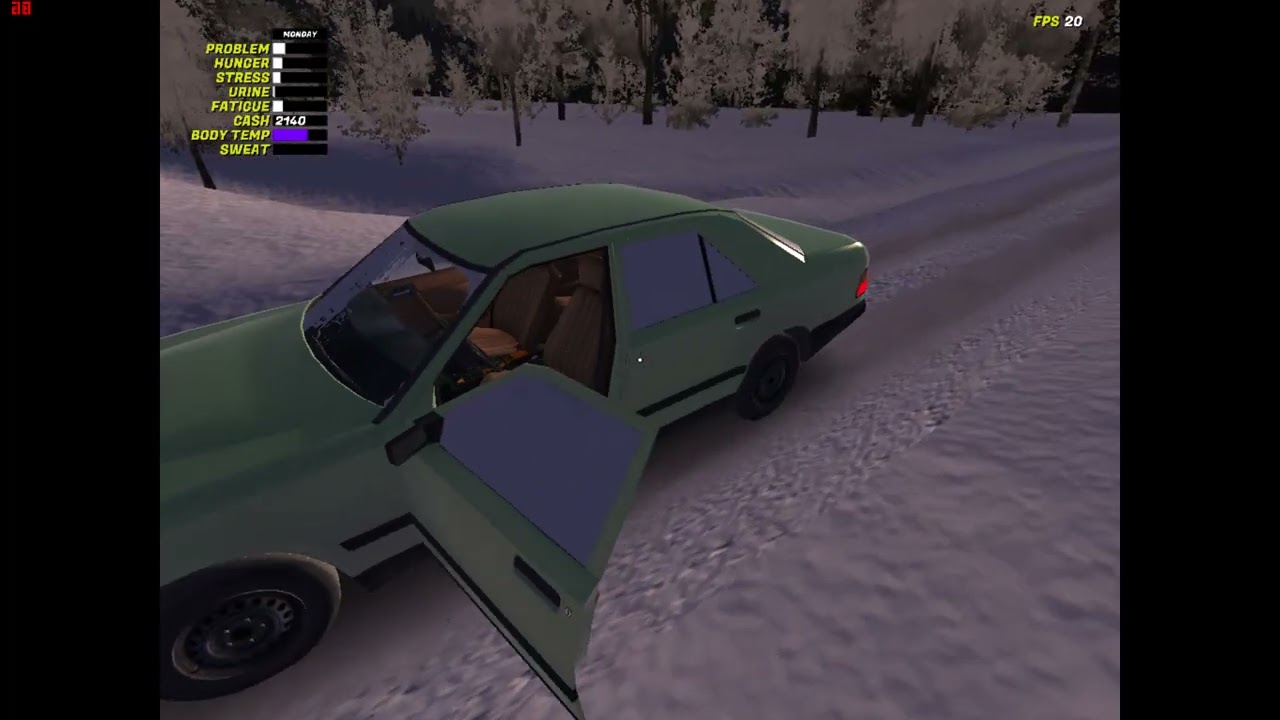 my winter car машина мерседес ваген
