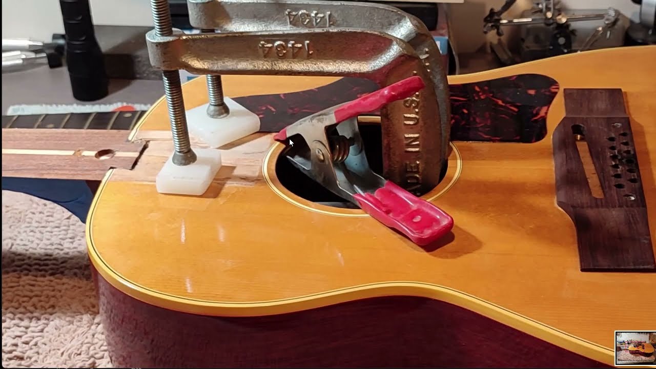 Gibson B25 12N restoration, Step by step process