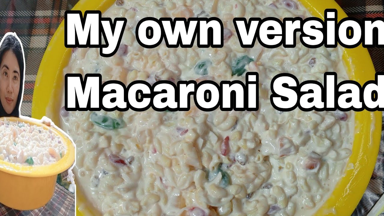 Мой собственный вариант салата из макарон @ceciliavlog