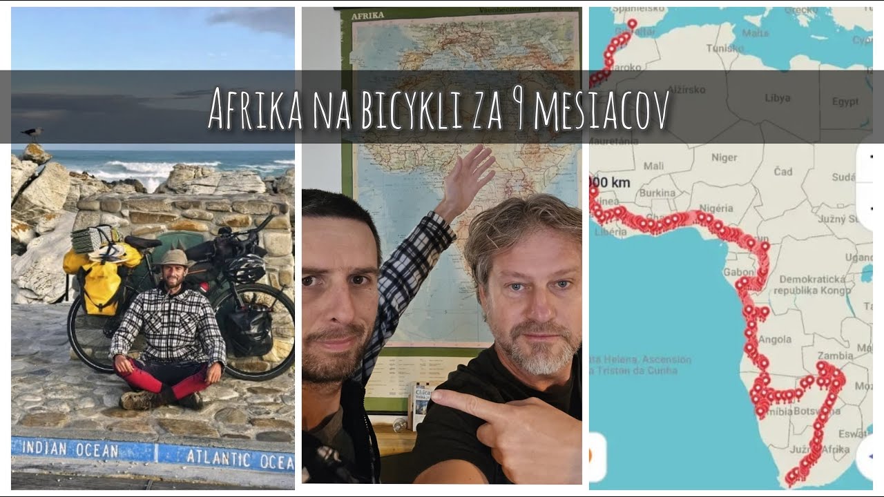 Afrika na bicykli za 9 mesiacov zo severu na juh. Laco Branický dal za 279 dní, 23000 km a 21 krajín