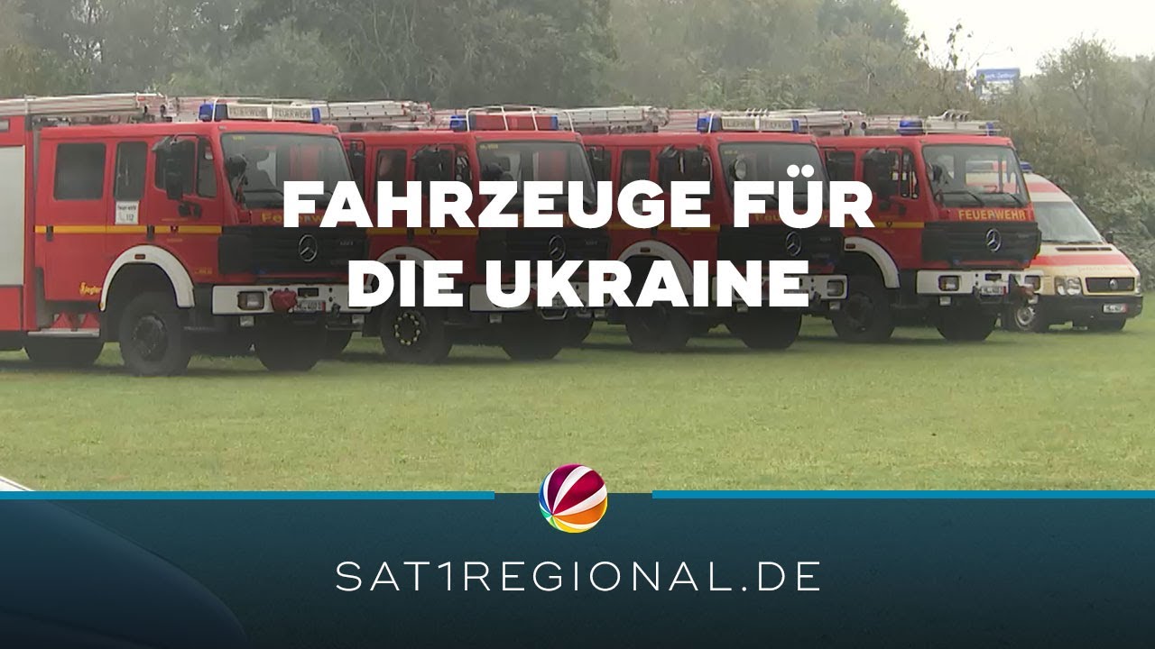 Lübeck stellt der Ukraine fünf Fahrzeuge der Feuerwehr bereit