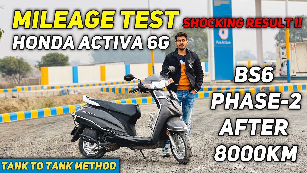 Honda Activa 6G Mileage Test | Real-World Fuel Efficiency Shocker!