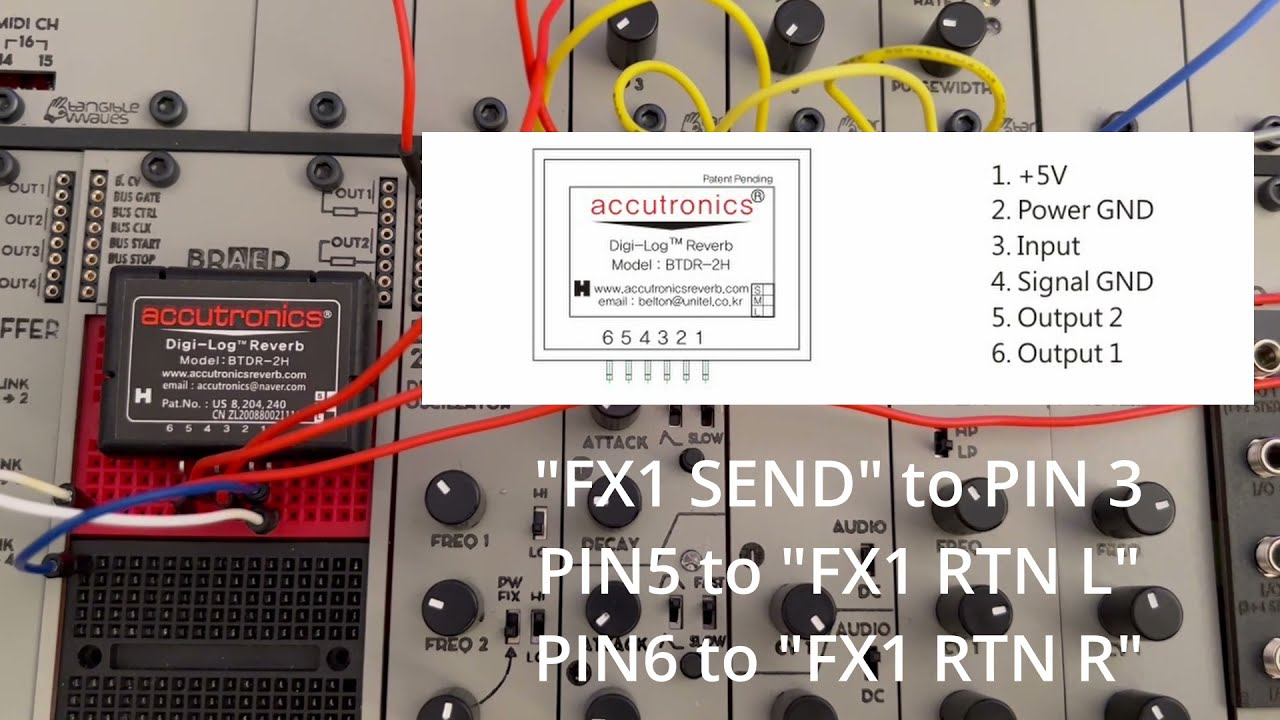 AE Modular with accutronics Digi-Log(tm) Reverb
