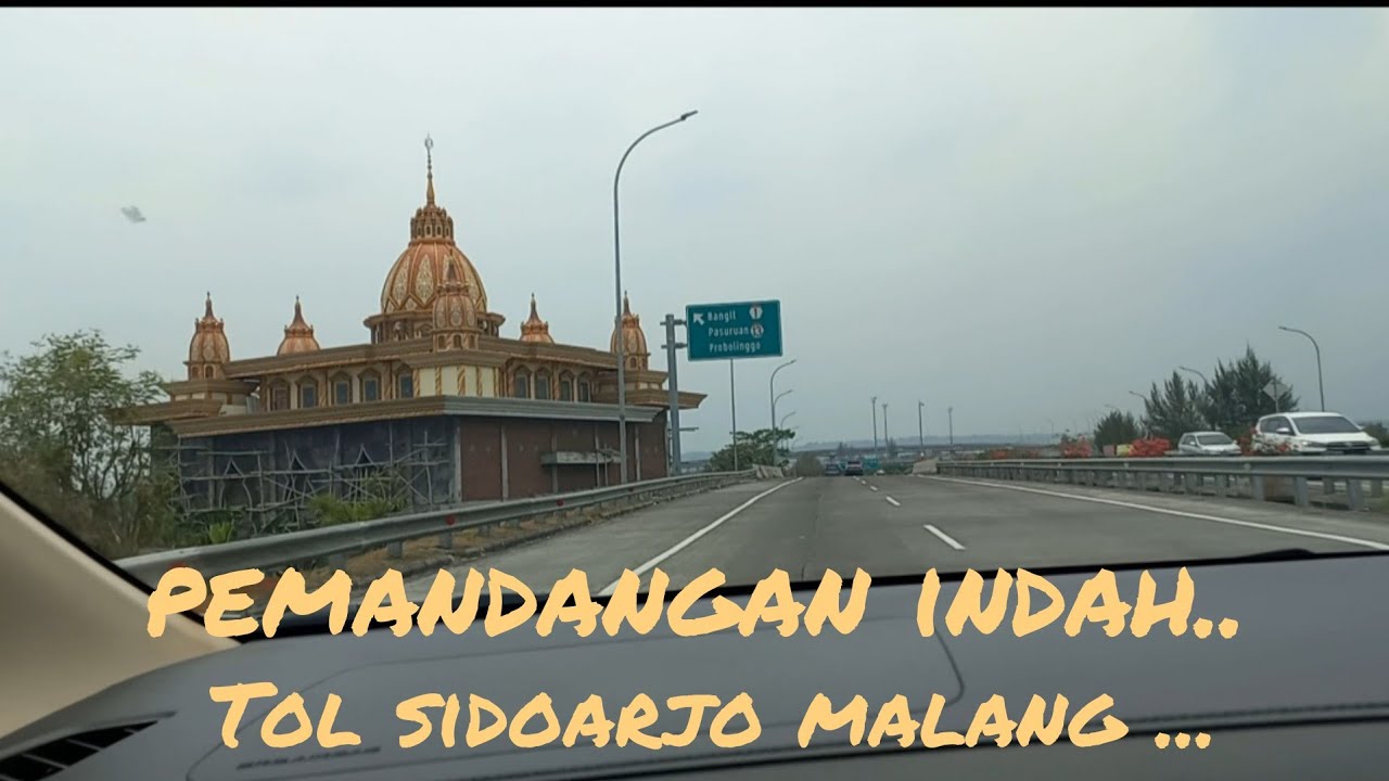 PEMANDANGAN INDAH TOL SIDOARJO MALANG #tolsidoarjomalang #pemandanganindah