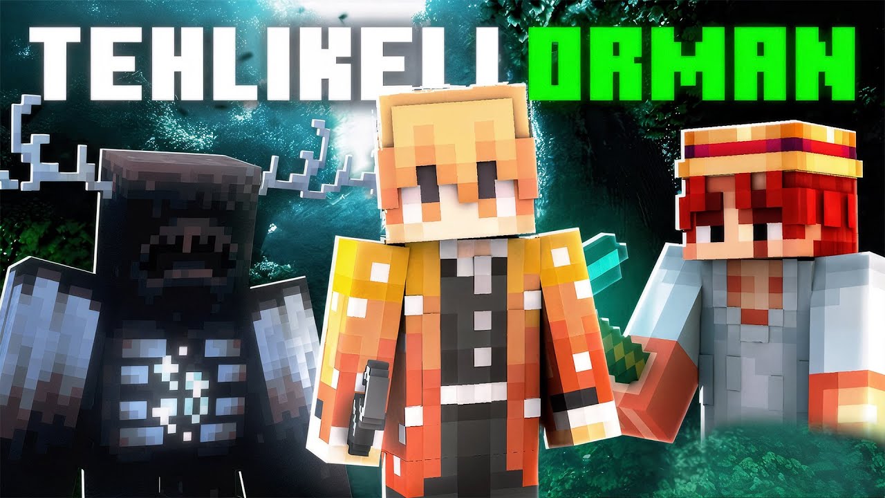 Minecraft TEHLİKELİ ORMANDA Hayatta Kalmaya Çalıştım!