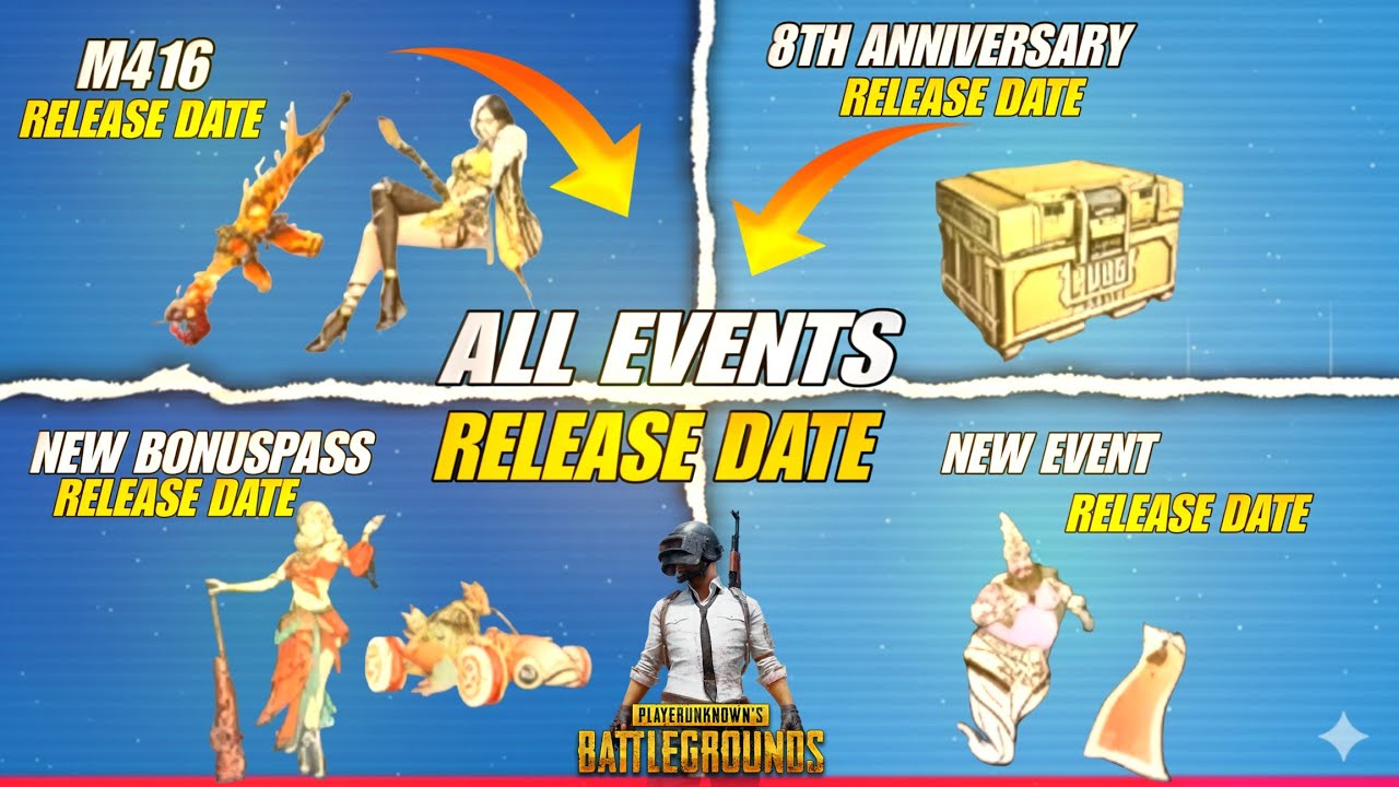 8th Anniversary Release Date | New Bonus Pass | M416 New Ultimate | PUBGM