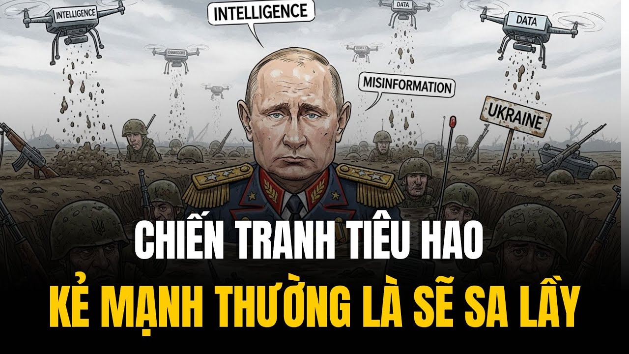 Chiến Tranh Tiêu Hao: Vì Sao Kẻ Mạnh Thường là Nga Sa Lầy Lâu Hơn Kẻ Yếu?