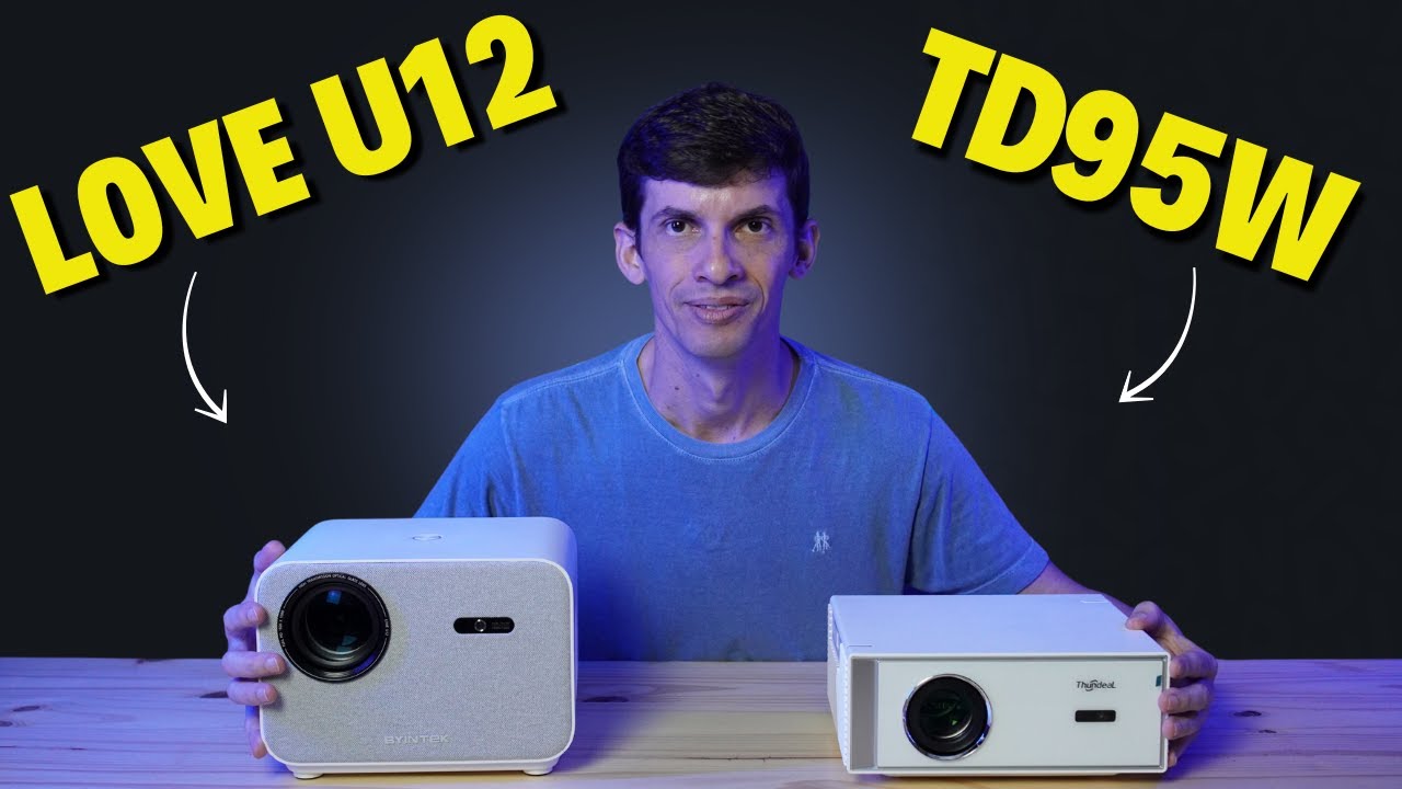COMPARATIVO | Thundeal TD95w vs Byintek Love U12: QUAL o MELHOR PROJETOR custo benefício?